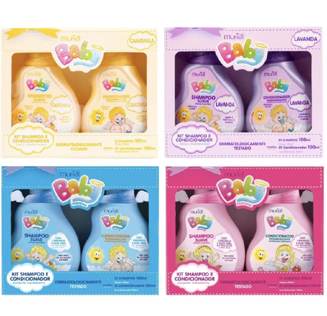 Kit shampoo e condicionador muriel