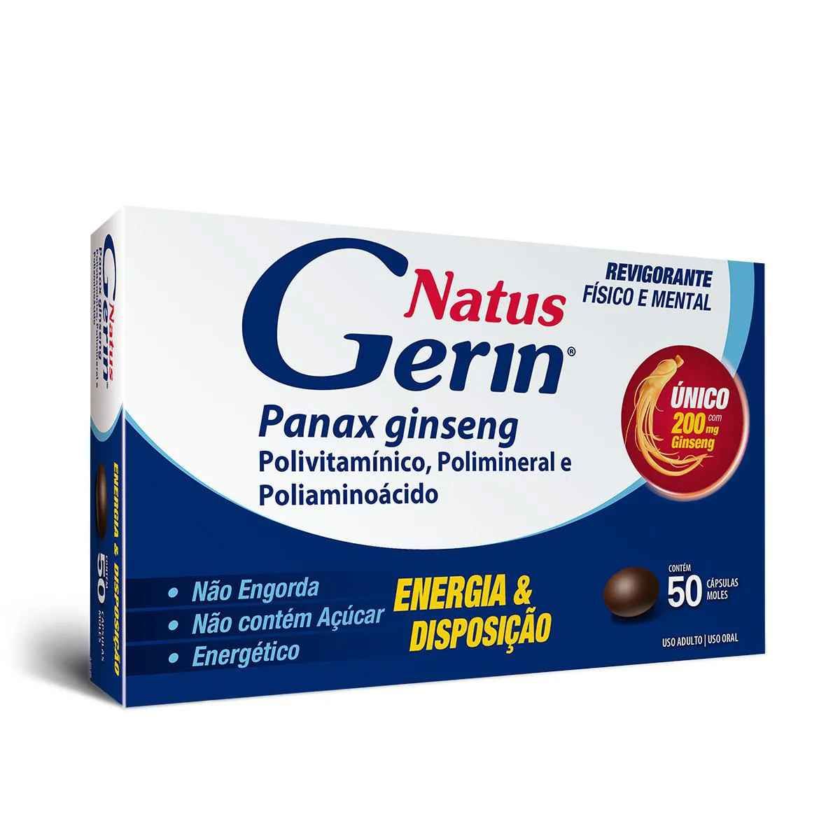 Natus Gerin cap gel mole x 50