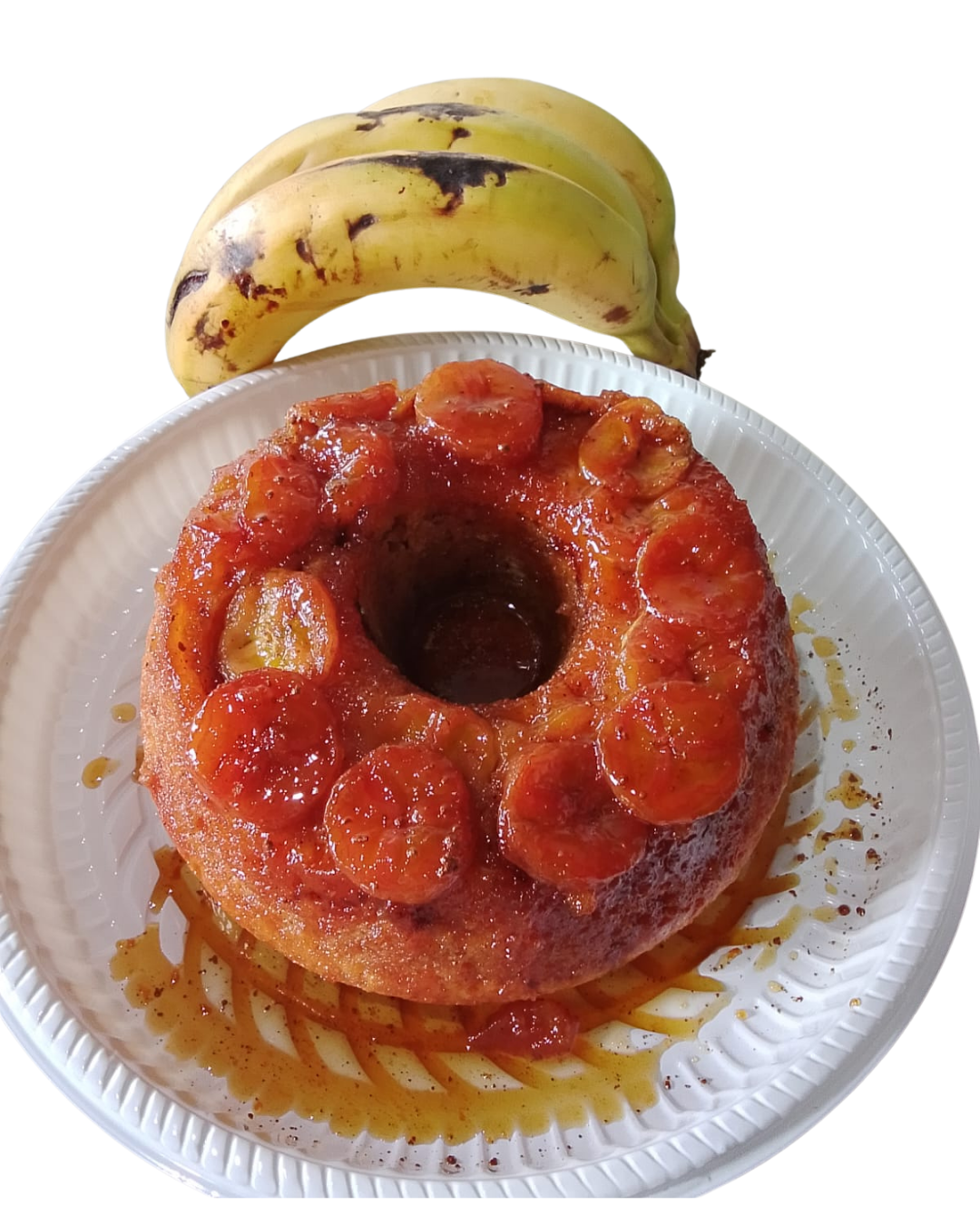 BOLO VULCÃO BANANA