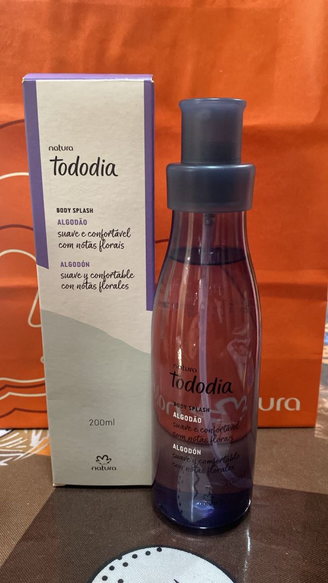 Body Splash Algodão Natura Tododia 200 ml