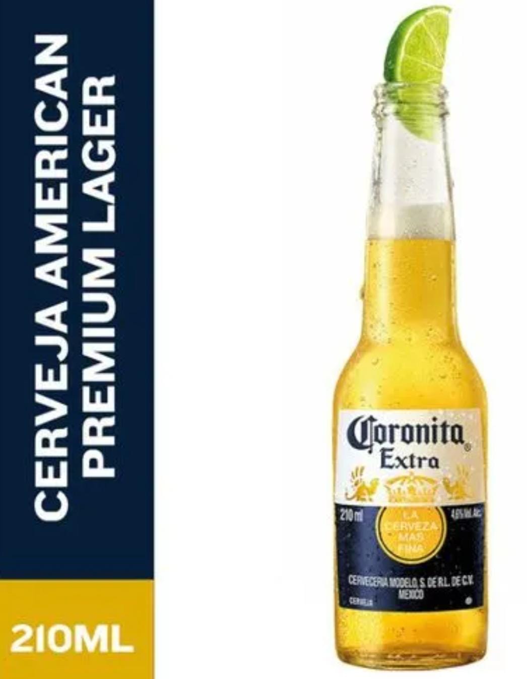 A Corona é uma cerveja mexicana muito popular, fam