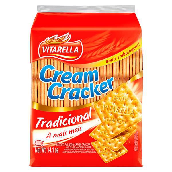 O Biscoito Cream Cracker da Vitarella é uma opção 