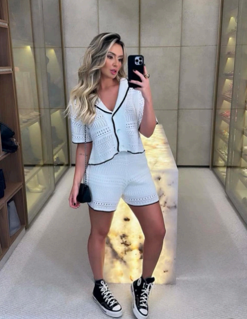 Short Tricô
Disponível Branco