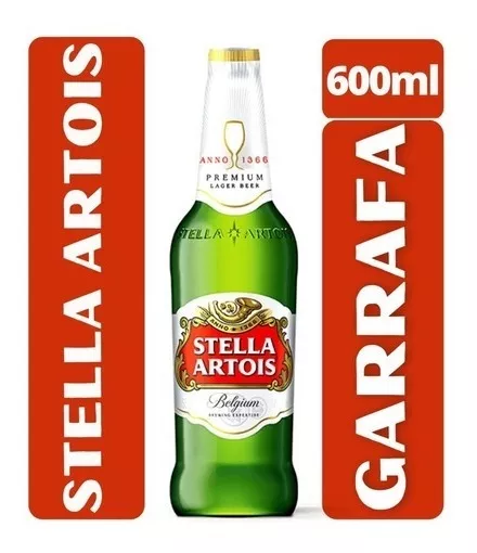 A Stella Artois é uma cerveja premium do tipo Pils