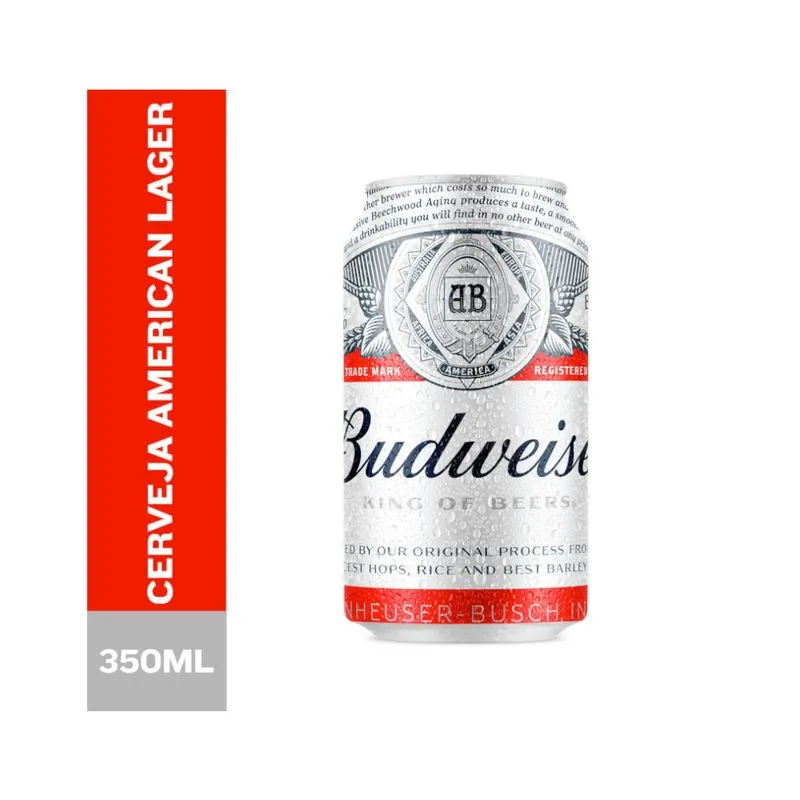 A Budweiser é uma cerveja lager americana produzid
