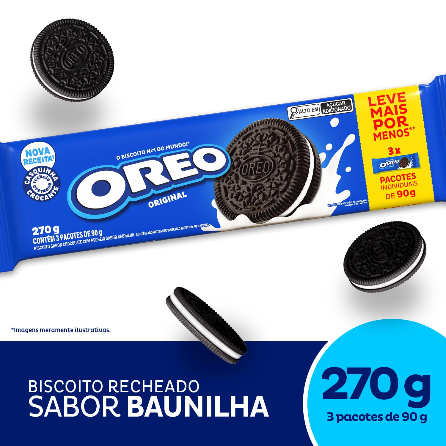 O Oreo é um dos biscoitos recheados mais famosos d