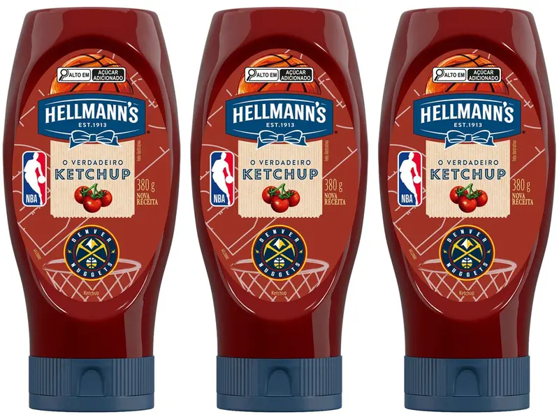 Ketchup Hellmann's é conhecido pelo seu sabor equi