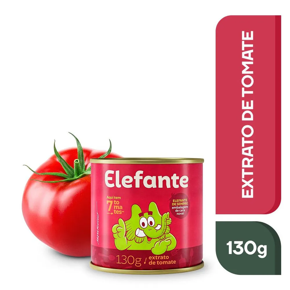 O Extrato de Tomate Elefante é um dos mais tradici