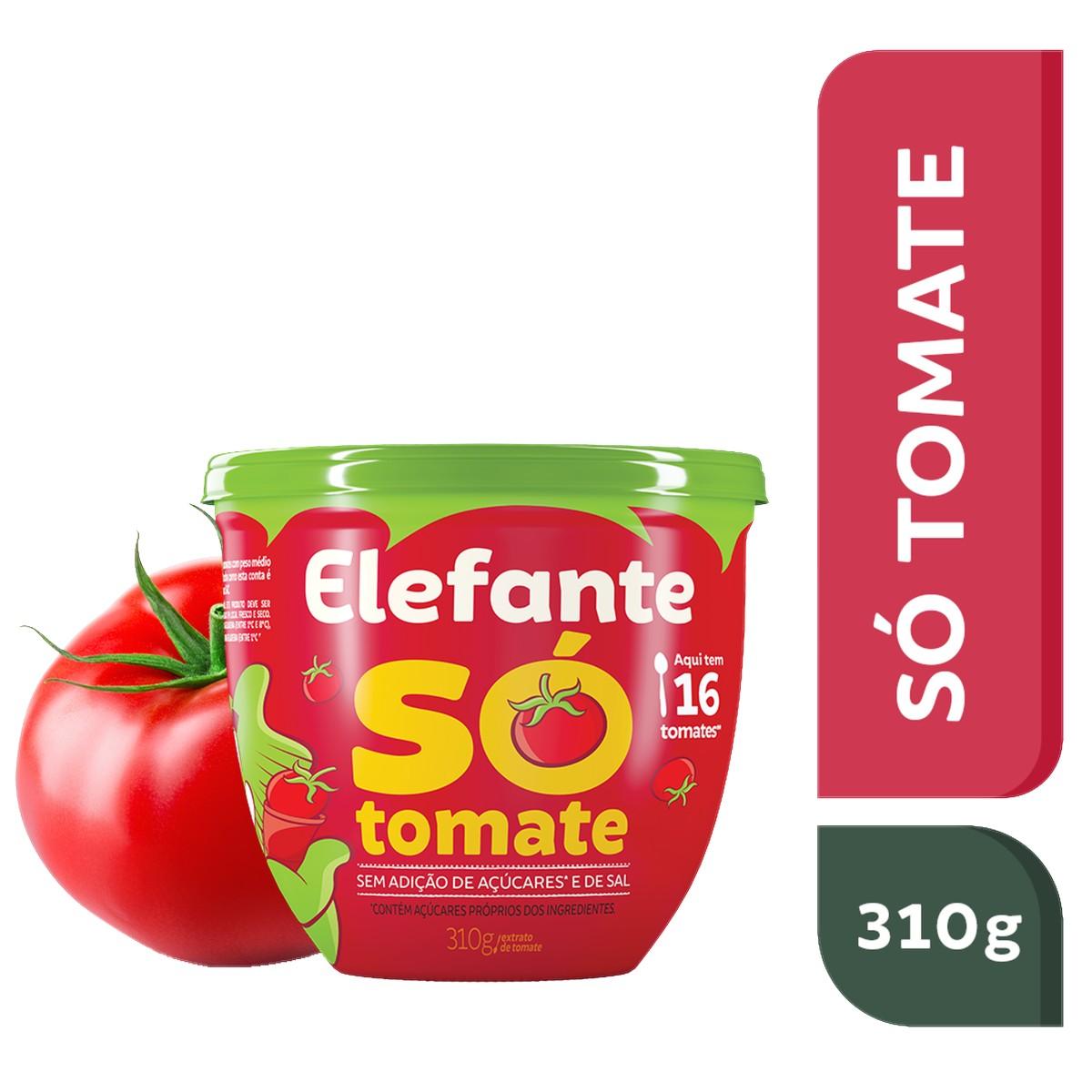 O Extrato de Tomate Elefante Só Tomate é uma versã