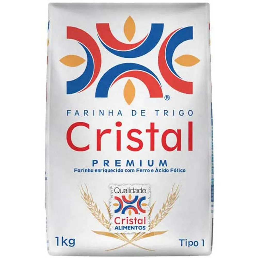 A Farinha de Trigo Cristal é um produto versátil e