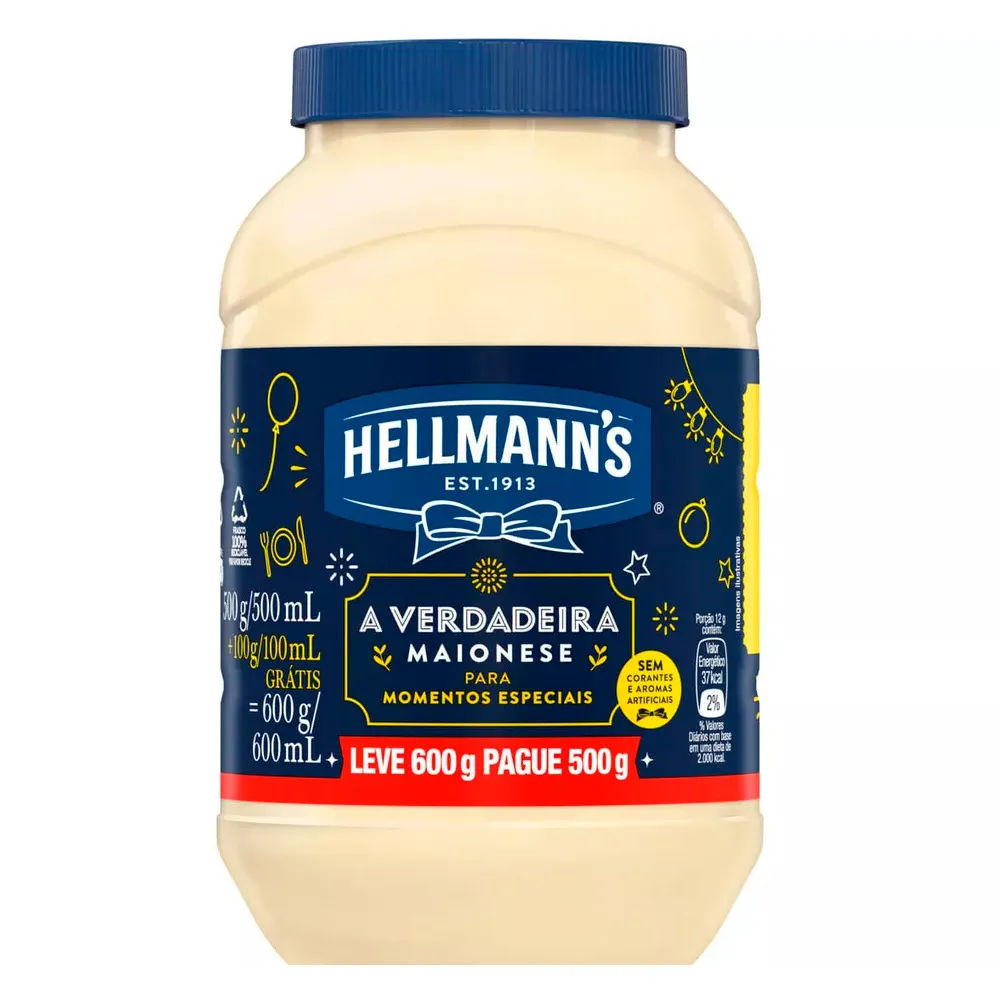 Hellmann's é uma das marcas mais famosas de maione