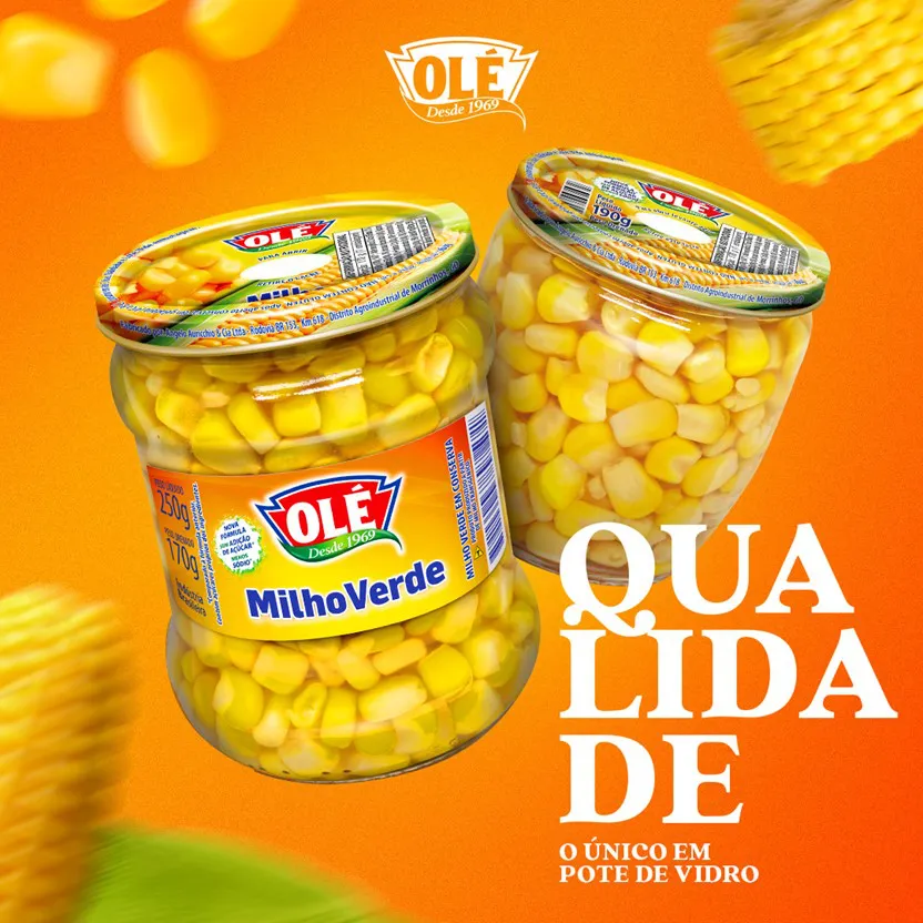 O Milho Verde Olé Copo é uma opção prática e sabor