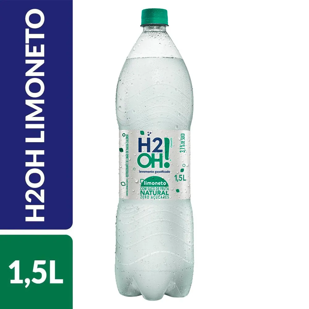 O H2OH! Limoneto é uma bebida levemente gaseificad